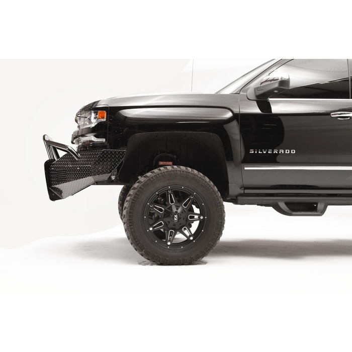 Fab Fours Black Steel Front Bumper w/ Pre Runner Guard Model CS16-K3862-1