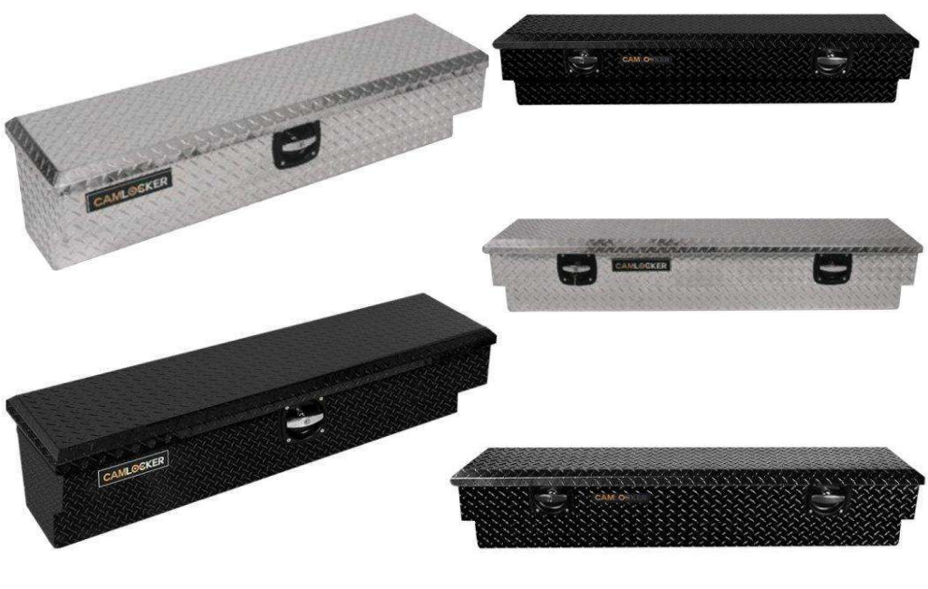 CamLocker Side Mount Tool Box 72 Inch Matte Black Aluminum SMB72MB