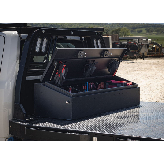Chandler HD Crossbody Wedge XL Carbon Steel Flatbed Toolbox Chandler HD Crossbody Wedge XL Carbon Steel Flatbed Toolbox