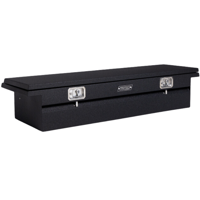 ProTech Crossover 15X20X74 Single Lid Box Textured Black Steel Low Profile Model 52-6221LP-TB