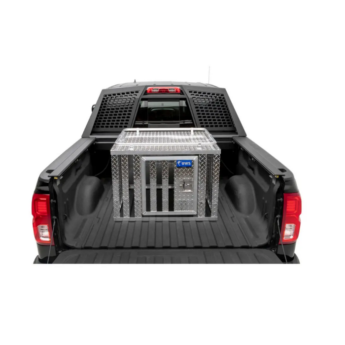 UWS Bright Aluminum 36" x 36" Single-Door Dog Box Model DB-3636