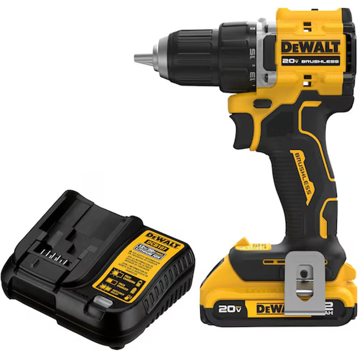 DeWalt 20V MAX* Atomic Brushless Cordless 1/2 In. Drill/Driver Kit DCD794D1