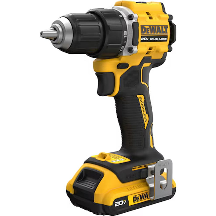 DeWalt 20V MAX* Atomic Brushless Cordless 1/2 In. Drill/Driver Kit DCD794D1