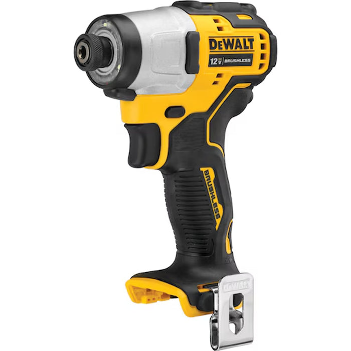 DeWalt 12V Xtreme MAX* Brushless Cordless 1/4In Impact Driver (Tool Only) Model DCF801B