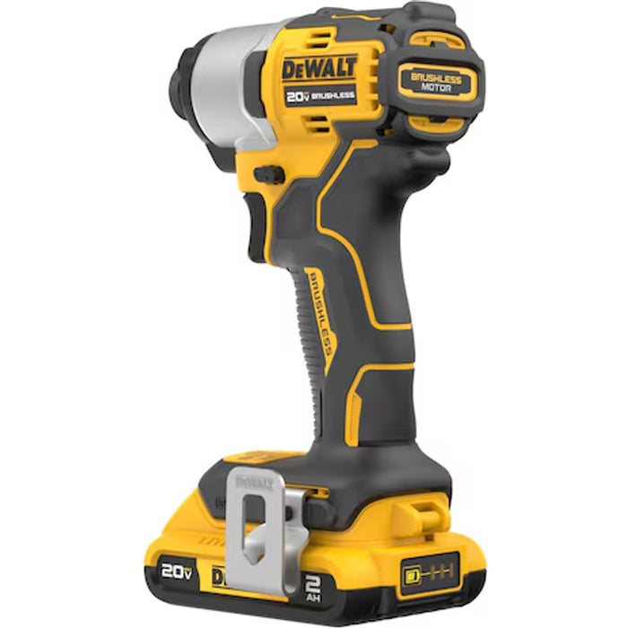 DeWalt 20V MAX* Brushless Cordless 1/4 In. Impact Driver Kit DCF840D1