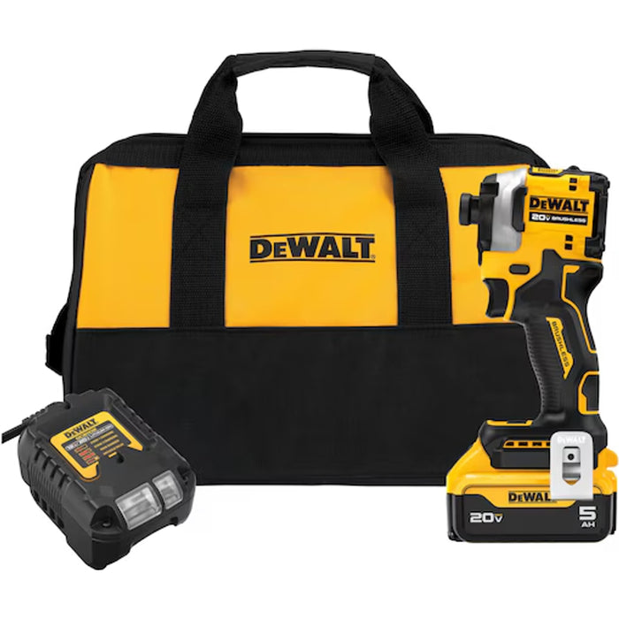 DeWalt 20V MAX* Atomic Brushless Cordless 3-speed 1/4 In. Impact Driver Kit DCF850P1