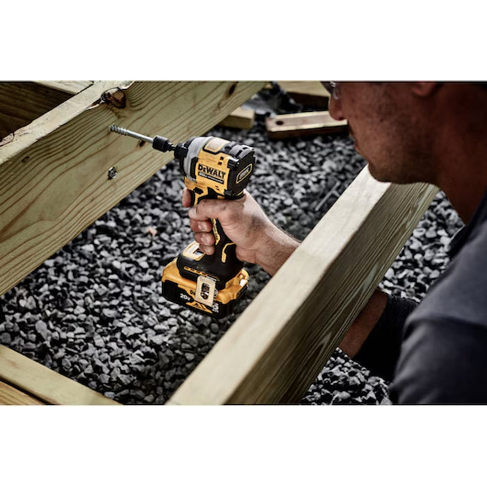 DeWalt 20V MAX* Atomic Brushless Cordless 3-speed 1/4 In. Impact Driver Kit DCF850P1