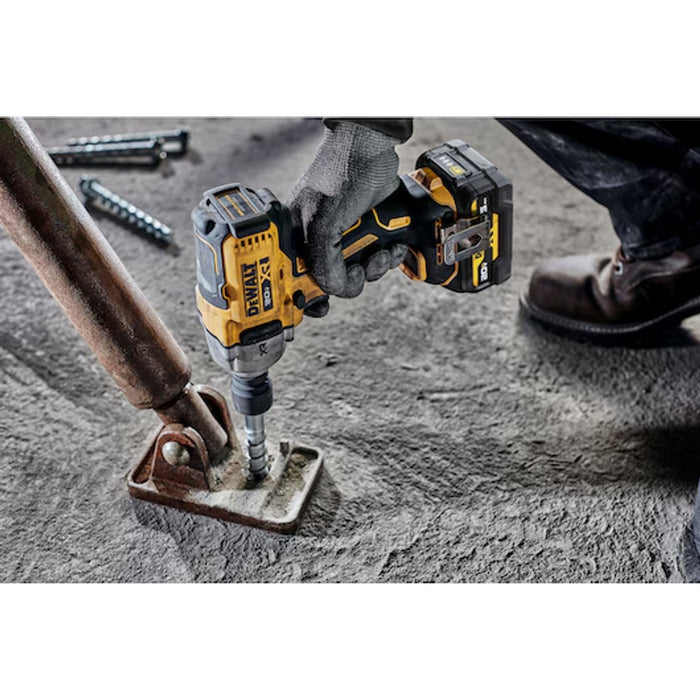 DeWalt 20V MAX* XR® 1/2 In. Mid-Range Impact Wrench with Hog Ring Anvil and Oil-Resistant Batteries Kit DCF891GP2