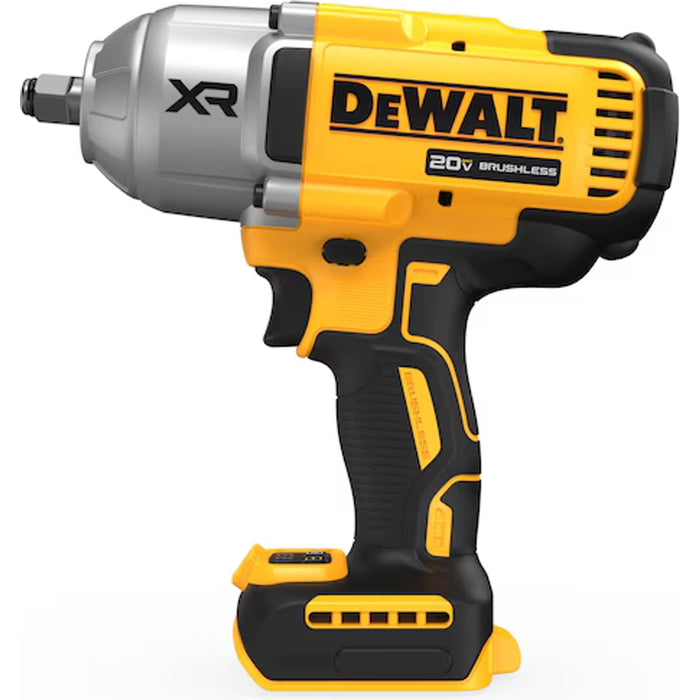 DeWalt 20V MAX* XR® 1/2 In. High Torque Impact Wrench With Hog Ring Anvil (Tool Only) DCF900B