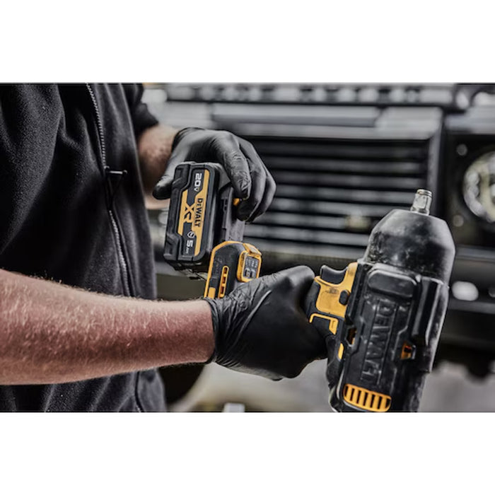 DeWalt 20V MAX* XR® 1/2 In. High Torque Impact Wrench with Hog Ring Anvil DCF900GP2