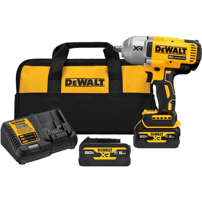 DeWalt 20V MAX* XR® 1/2 In. High Torque Impact Wrench with Hog Ring Anvil DCF900GP2