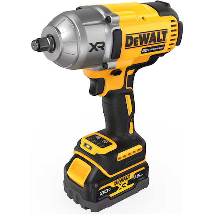 DeWalt 20V MAX* XR® 1/2 In. High Torque Impact Wrench with Hog Ring Anvil DCF900GP2