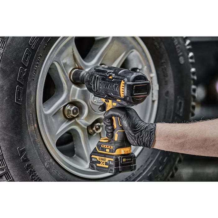 DeWalt 20V MAX* XR® 1/2 In. High Torque Impact Wrench with Hog Ring Anvil DCF900GP2
