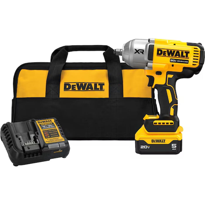 DeWalt 20V MAX* XR® 1/2 In. High Torque Impact Wrench with Hog Ring Anvil DCF900P1