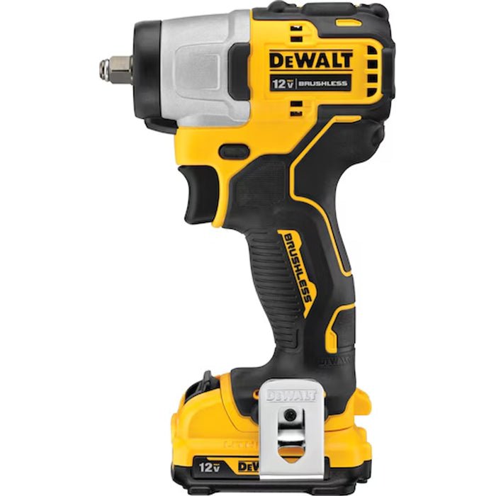 DeWalt XTREME 12V MAX* Brushless 3/8 In. Cordless Impact Wrench Kit DCF902F2