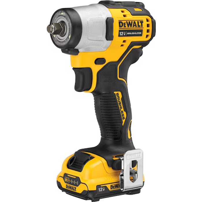 DeWalt XTREME 12V MAX* Brushless 3/8 In. Cordless Impact Wrench Kit DCF902F2