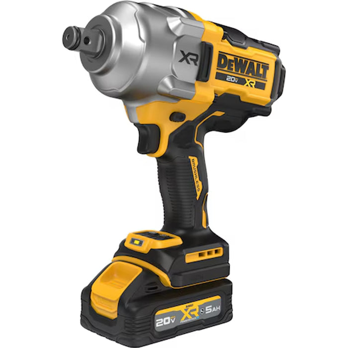 DeWalt 20V MAX* XR® Brushless Cordless 3/4 In. High Torque Impact Wrench With Hog Ring Anvil Kit with XR POWERSTACK™ DCF964GH1