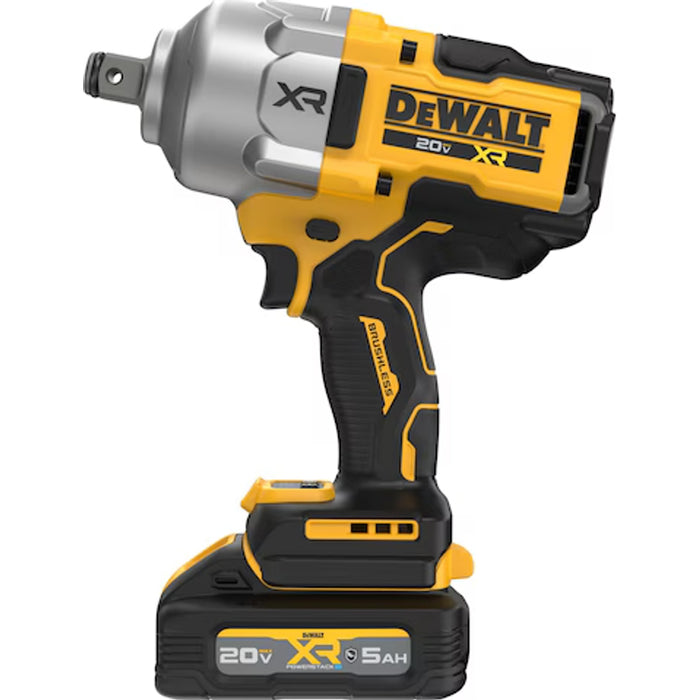 DeWalt 20V MAX* XR® Brushless Cordless 3/4 In. High Torque Impact Wrench With Hog Ring Anvil Kit with XR POWERSTACK™ DCF964GH1