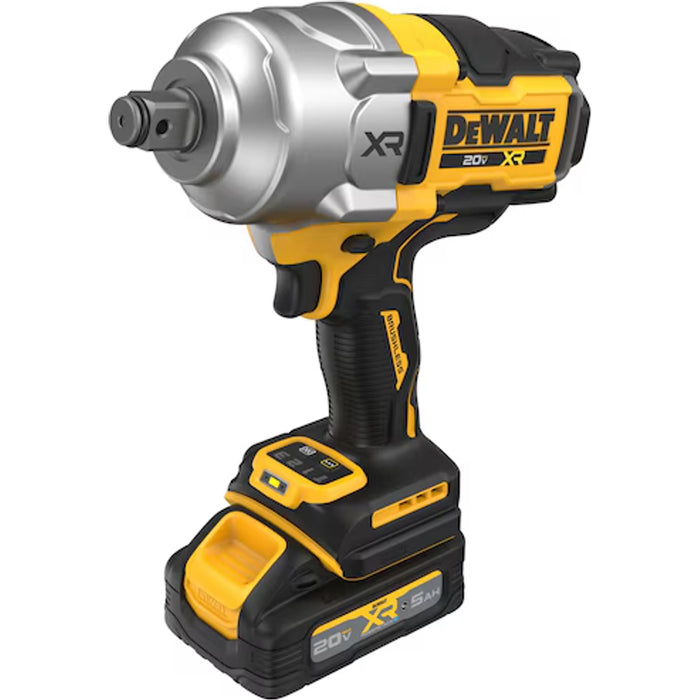 DeWalt 20V MAX* XR® Brushless Cordless 3/4 In. High Torque Impact Wrench With Hog Ring Anvil Kit with XR POWERSTACK™ DCF964GH1