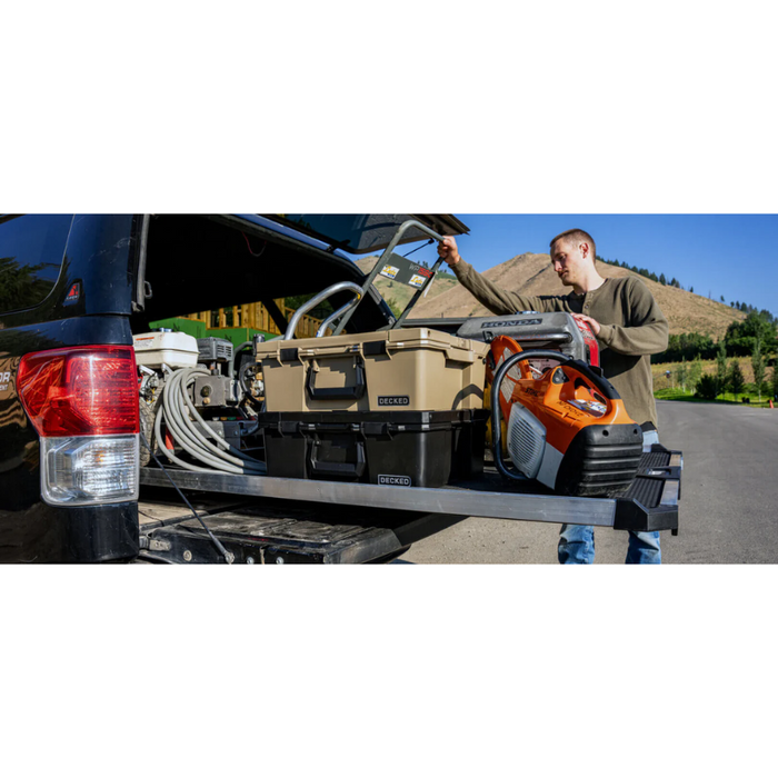 DECKED Cargoglide Full-size truck or Cargo van Fits W/ 6'6" Bed 75% Ext 1,500 LB Capacity - Full Bed Width Model DCG1500-7348