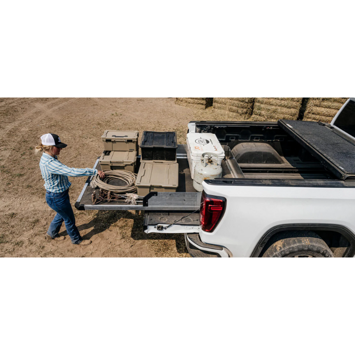 DECKED Cargoglide Full-size truck or Cargo Van Fits W/8'0" Bed 75% Ext 1,500 LB Capacity - Full Bed Width Model DCG1500-9548