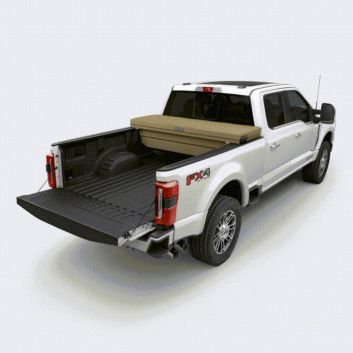 DECKED Full-Size Pickup Truck Tool Box Deep Tub Model DTB2-TAN