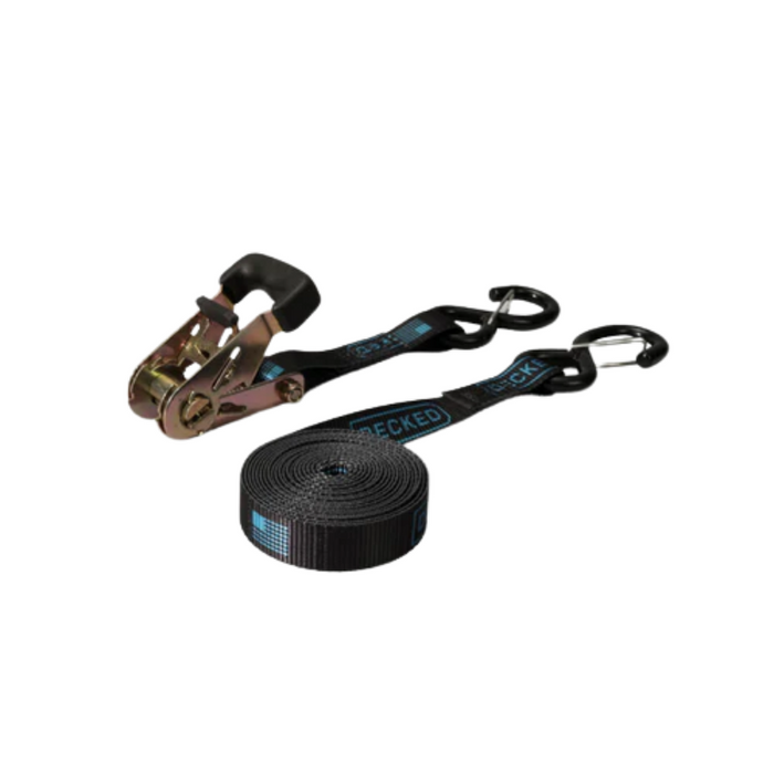 DECKED Rachet Straps - Standard ratchet straps with DECKED logo - Black Model A0088-RSTP-BLK