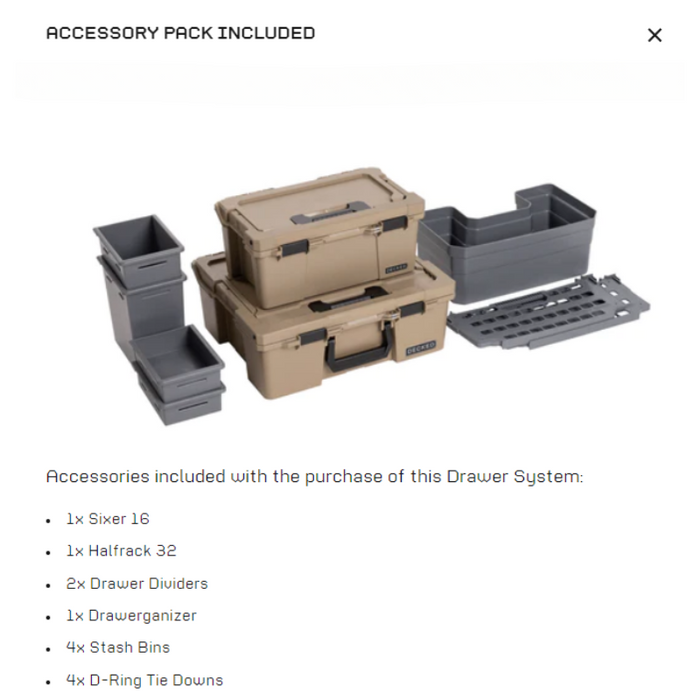 DECKED GM Sierra or Silverado Truck Bed Storage System & Organizer 2007 - 2019  5' 9" Bed Model XG3