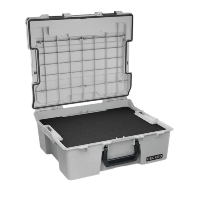 DECKED Halfrack 32 - D-co Case - Cool Gray with black latches Model A0020-HRAK-GRY