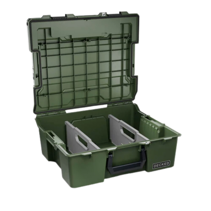 DECKED Halfrack 32 - D-co Case - Ranger Green with black latches Model A0020-HRAK-GRN