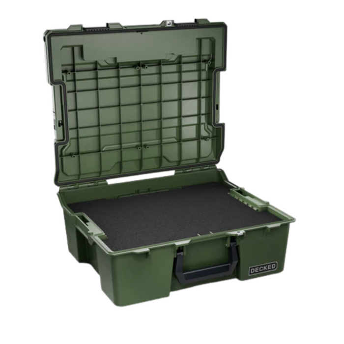 DECKED Halfrack 32 - D-co Case - Ranger Green with black latches Model A0020-HRAK-GRN