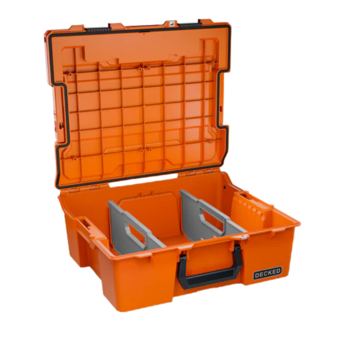 DECKED Halfrack 32 - D-co Case - Blaze Orange with black latches Model A0020-HRAK-ORG