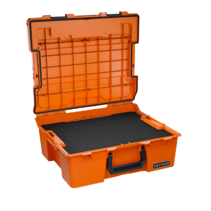 DECKED Halfrack 32 - D-co Case - Blaze Orange with black latches Model A0020-HRAK-ORG