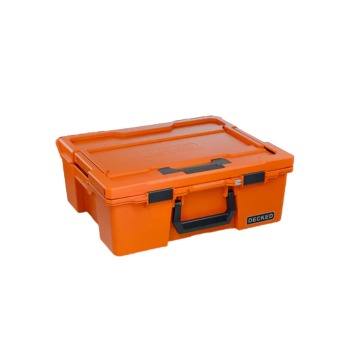 DECKED Halfrack 32 - D-co Case - Blaze Orange with black latches Model A0020-HRAK-ORG