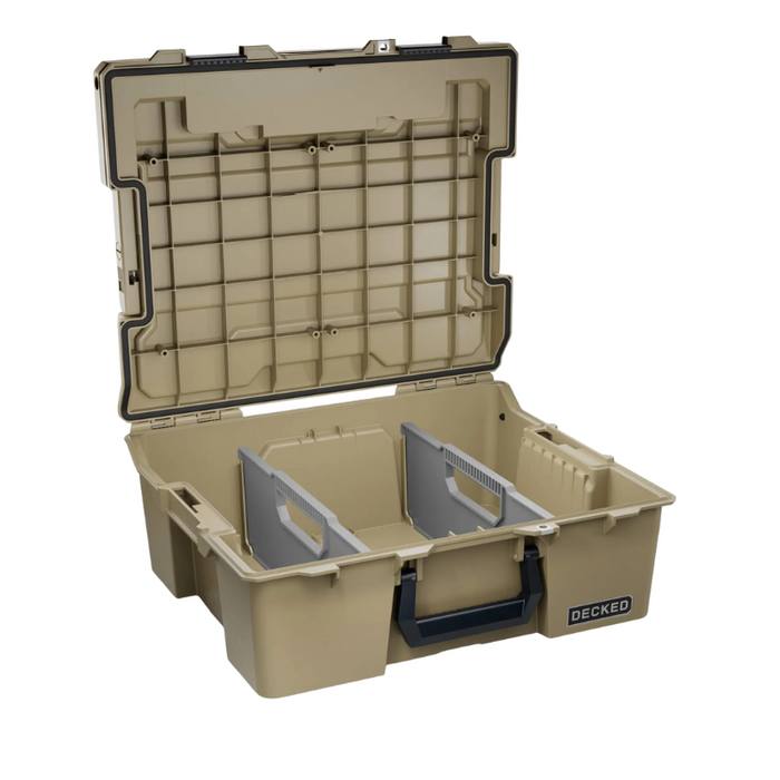 DECKED Halfrack 32 - D-co Case - Tan with black latches Model A0020-HRAK-TAN
