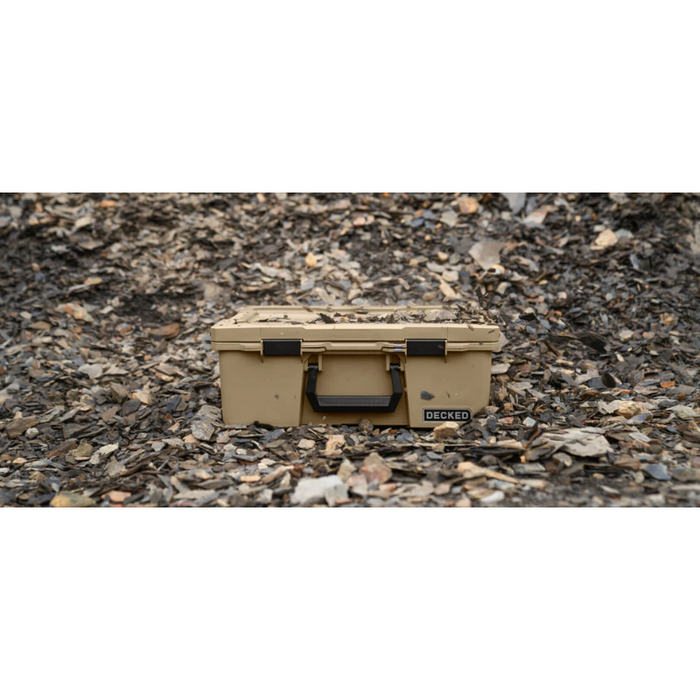 DECKED Halfrack 32 - D-co Case - Tan with black latches Model A0020-HRAK-TAN