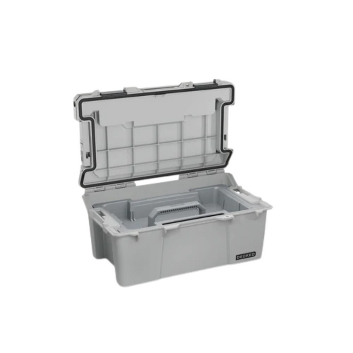 DECKED Sixer 16 - D-co Case - Cool Gray with black latches Model A0010-SIXR-GRY