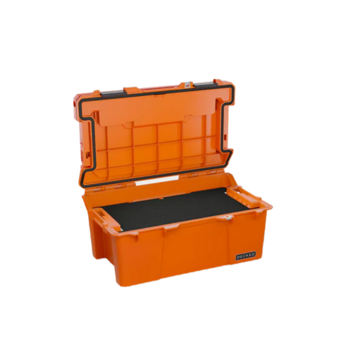 DECKED Sixer 16 - D-co Case - Blaze Orange with black latches Model A0010-SIXR-ORG