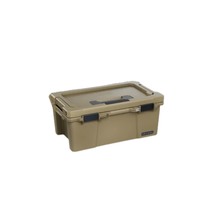 DECKED Sixer 16 - D-co Case - Tan with black latches Model A0010-SIXR-TAN