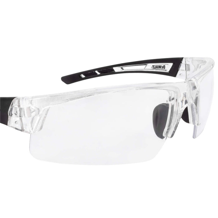 Radians Dewalt Crosscut Hardware Protective Eyewear, Black Frame / Clear Lens RNSDPG100T-1C