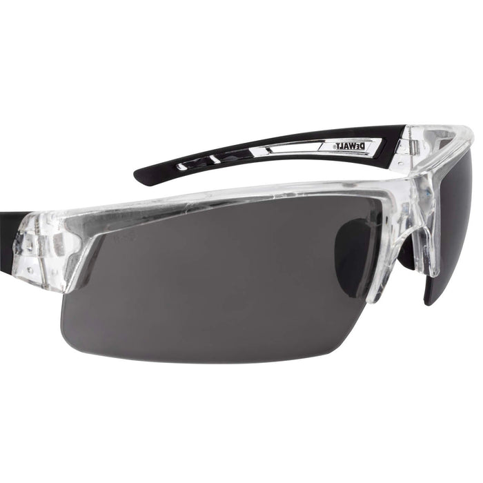 Radians Dewalt Crosscut Hardware Protective Eyewear, Black Frame / Smoke Lens RNSDPG100T-2C