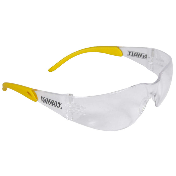 Radians Dewalt Protector Hardware Protective Eyewear, Clear / Yellow Frame / Clear Lens RNSDPG54-1C