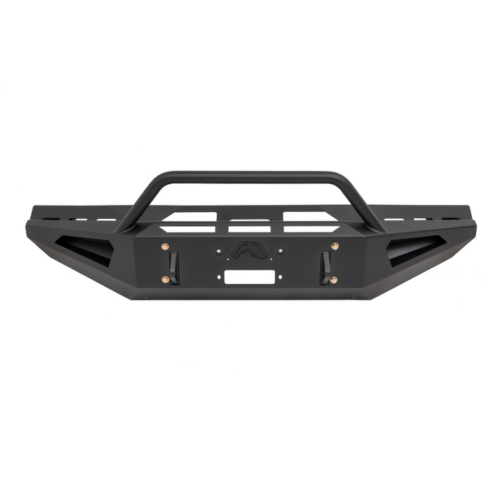 Fab Fours Red Steel Front Bumper w/ Pre Runner Guard Model DR94-RS1562-1