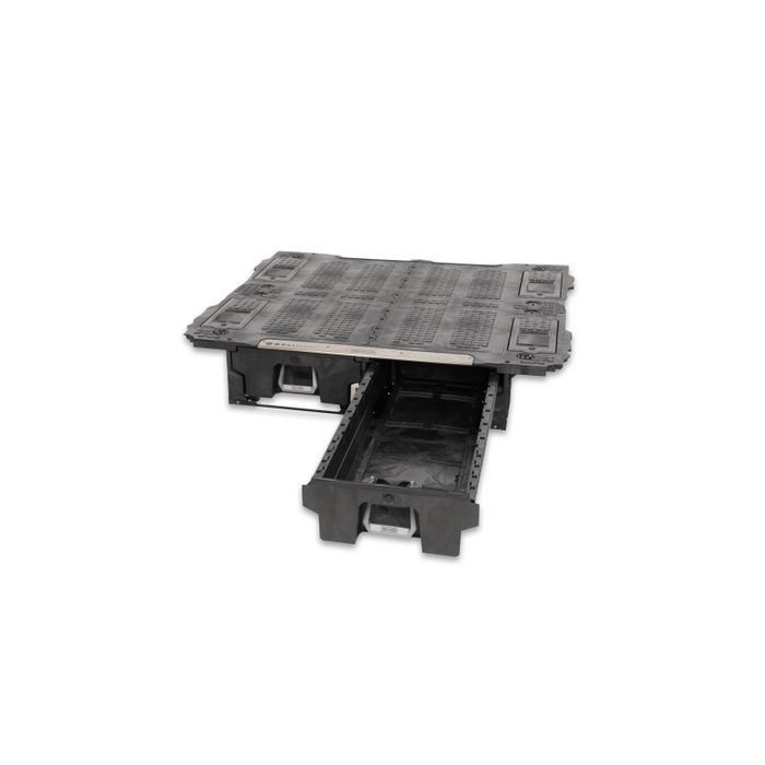 DECKED Ford F150 Aluminum Truck Bed Storage System & Organizer 2015 - Current 8' 0" Bed Model XF7