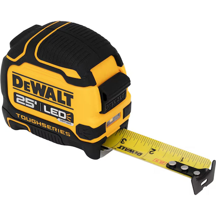 DeWalt TOUGHSERIES™ 25 FT Lighted Tape Measure DWHT35625S