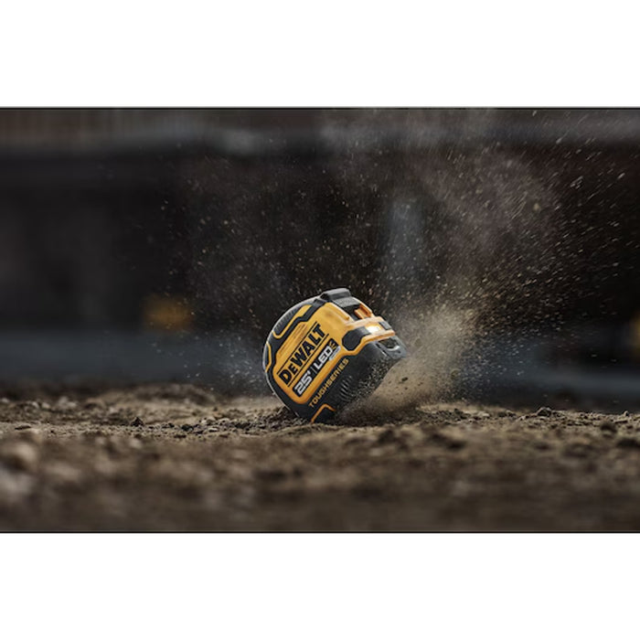 DeWalt TOUGHSERIES™ 25 FT Lighted Tape Measure DWHT35625S