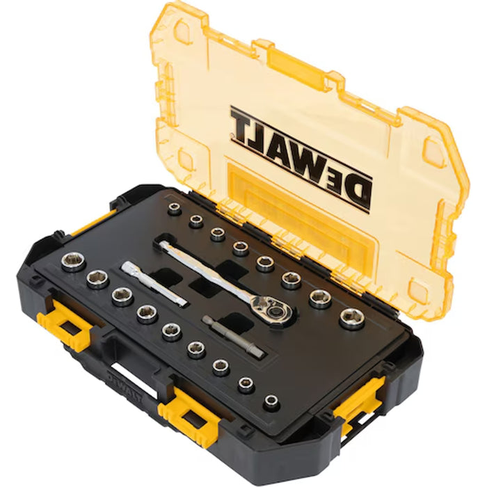 DeWalt TOUGHSERIES™ TOUGH BOX 1/4 In. Drive Mechanics Tool Set (20 pc.) DWMT45413