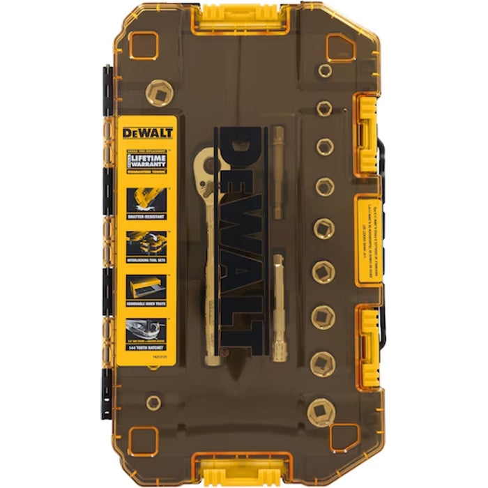 DeWalt TOUGHSERIES™ TOUGH BOX 1/4 In. Drive Mechanics Tool Set (20 pc.) DWMT45413