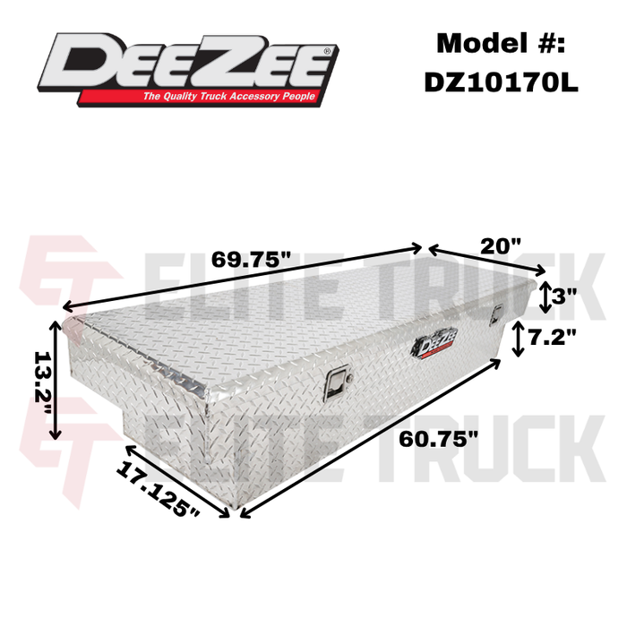 Dee Zee Red Label Single Lid Crossover Tool Box Model DZ10170L