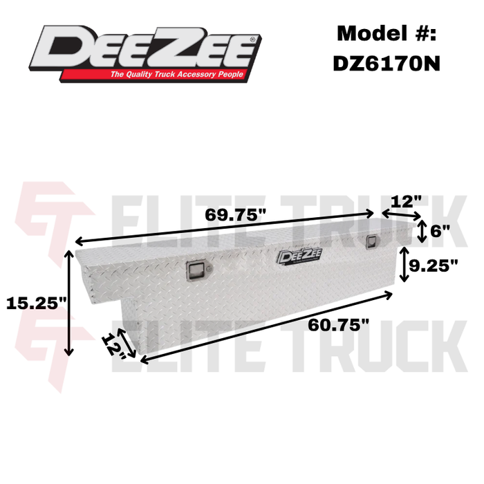 Dee Zee Specialty Series Single Lid Narrow Crossover Tool Box Model DZ6170N